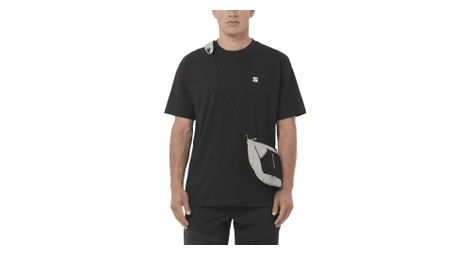 Camiseta Salomon Round Logo Graphic Negro Hombre