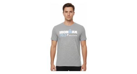 Ironman 70.3 Belgium Grau Herren Kurzarm T-Shirt