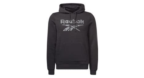 Reebok identity logo camo hoodie black s