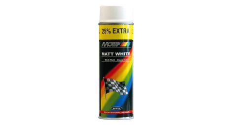 Bombe de peinture blanc mat motip 500 ml