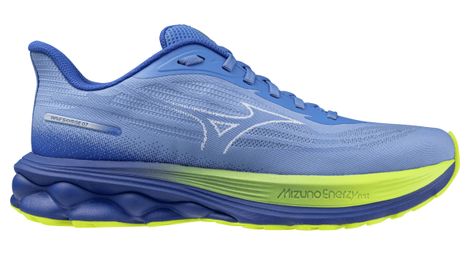 mizuno wave skyrise 7 blue yellow women s running shoes