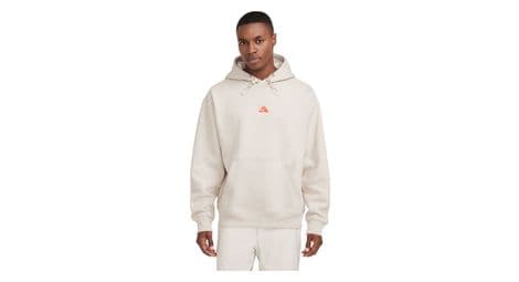 Sudadera con capucha nike acg therma fit beige unisex