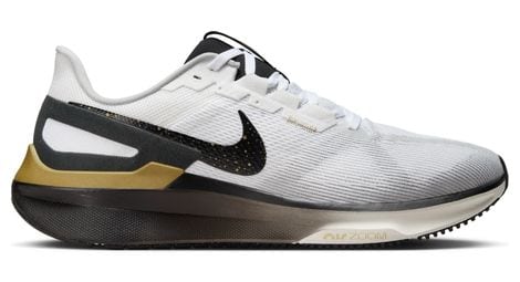 Nike air zoom structure 25 blanc doré noir homme