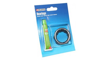 Cage a bille boitier pedalier bmx 9 billes weldtite avec graisse paire