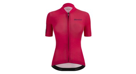 Maillot santini delta kinetic rosa manga corta mujer