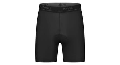 Sous-short velo avec peau rogelli prime boxershort - homme - noir