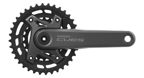 shimano cues fc u6000 2b crankset 36 22t 9 10 11s black