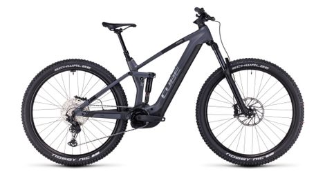 Cube stereo hybrid 140 hpc race 750 electric full suspension mtb shimano deore/xt 12s 750 wh 29'' grey chrome 2024