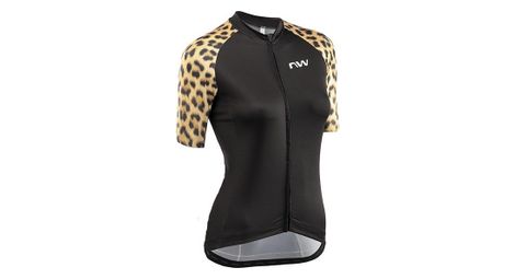Maillot manches courtes femme northwave wild noir