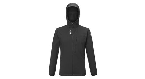 Veste softshell millet seneca shield hoodie noir homme
