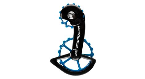 Chape de dérailleur ceramicspeed ospw standard pour shimano dura-ace r9250 - ultegra r8150 bleu