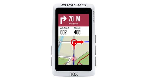 Compteur gps sigma rox 12.1 evo blanc