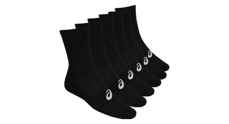Asics Socks x6 Run Crew Black Unisex