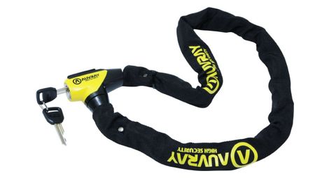 Auvray - chaine antivol vélo r-bloc ø7mm - longueur 100cm avec serrure intégrée