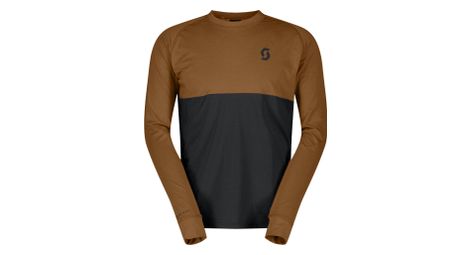 Maillot Manches Longues Scott Trail Storm Warm Light Marron
