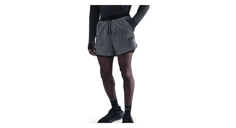 men s nike 4in silver 2 in 1 short