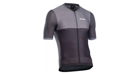 Maillot manches courtes northwave storm air noir dark