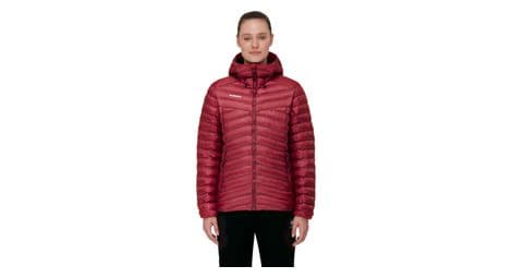 Chaqueta con capucha mammut albula in roja para mujer s