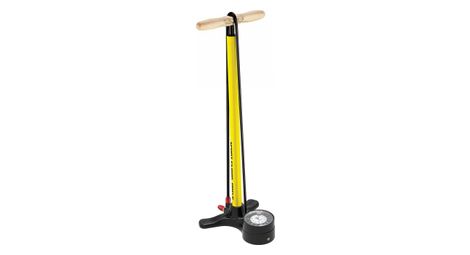 Pompe a pied lezyne sport floor drive 3 5 jaune