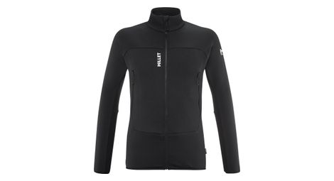 Millet fusion grid fleece schwarz m