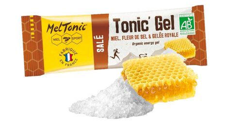 Meltonic organic zoute honing bloem van zout royal jelly energy gel 20g