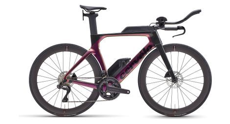 Bicicleta de triatlón cervélo p shimano ultegra di2 12v 700 mm morada