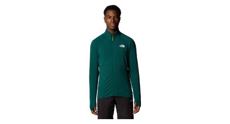 Forro polar con capucha the north face bolt verde para hombre
