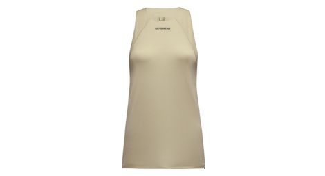 Débardeur femme gore wear contest 2.0 beige