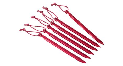 Lot de 6 Sardines MSR Groundhog Stake Kit (6 Piquets)