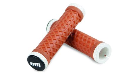 Paar odi vans 130mm bruin/witte grips