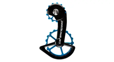 Chape de dérailleur ceramicspeed ospw coated pour shimano ultegra r8000/8050 - dura ace r9100/9150 bleu