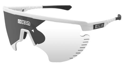 Scicon sports aerowing lamon lunettes de soleil de performance sportive (scnpp silver fotocromic/luminosité blanche)