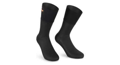 Assos rsr thermo rain socken schwarz