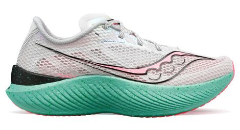 Chaussures de running femme saucony endorphin pro 3 blanc vert rose