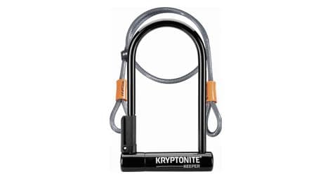 Kryptonite u-keeper lock 12 std con cavo flessibile