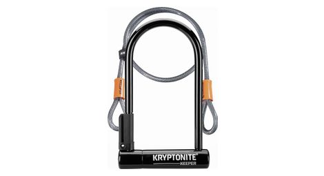 Antivol en u kryptonite u keeper 12 std avec cable kryptoflex