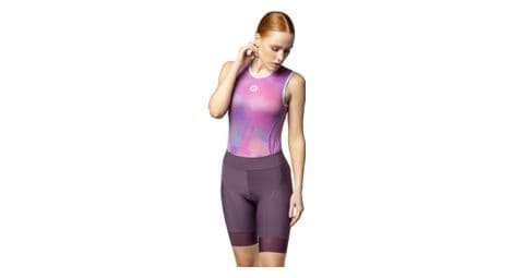 Alé magic colour bordeaux women's strapless bib shorts