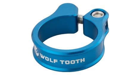 Abrazadera de tija de sillín wolf tooth azul