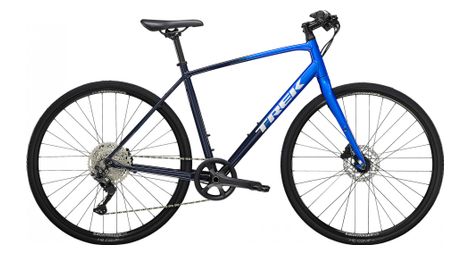 Velo fitness trek fx 3 disc shimano deore 10v 700 mm bleu fade 2023