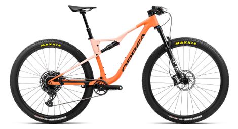 Orbea oiz h20 full suspension mtb sram gx eagle 12s 29'' apricot orange limestone beige 2023 s / 155-170 cm