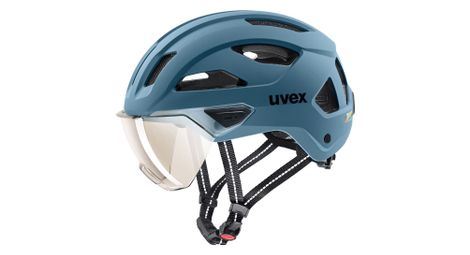 Casco da città Uvex Stride Visor blu Stone