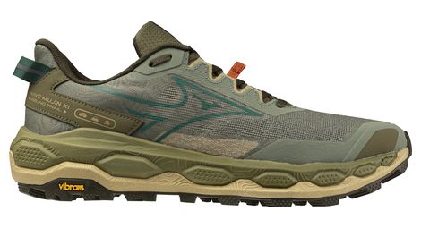 mizuno wave mujin 11 men s khaki trail running shoes