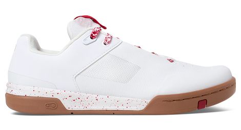 Chaussures vtt crankbrothers stamp lace edition limitée splatter blanc / rouge