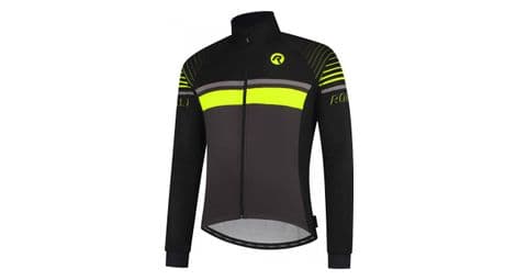 Veste velo hiver rogelli hero - homme - gris/noir/fluor