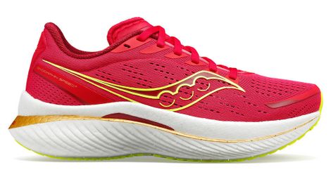 Chaussures de Running Femme Saucony Endorphin Speed 3 Rouge Jaune