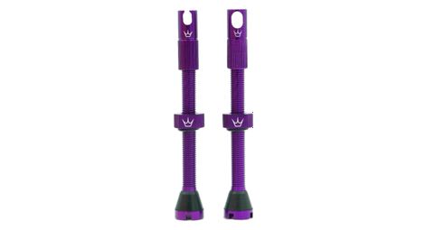 Válvulas tubeless cnc peaty's 80mm violeta