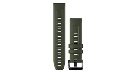 garmin quickfit 22 mm silicone wristband moss green