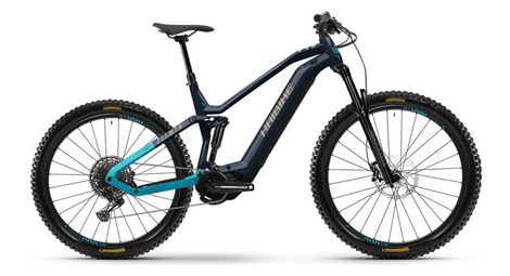 Haibike allmtn 2 29'' / 27,5'' sram sx eagle 12v 720 wh blue / cyan 2024 mountain bike elettrica a sospensione completa