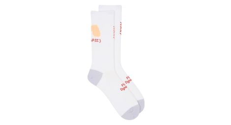 Chaussettes Maap Strata Blanc/Orange