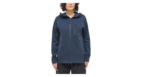 Polaire femme haglöfs rosson mid hood bleu